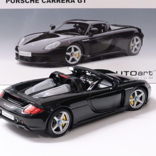 1:18 AUTOart Porsche Carrera GT black with black interior