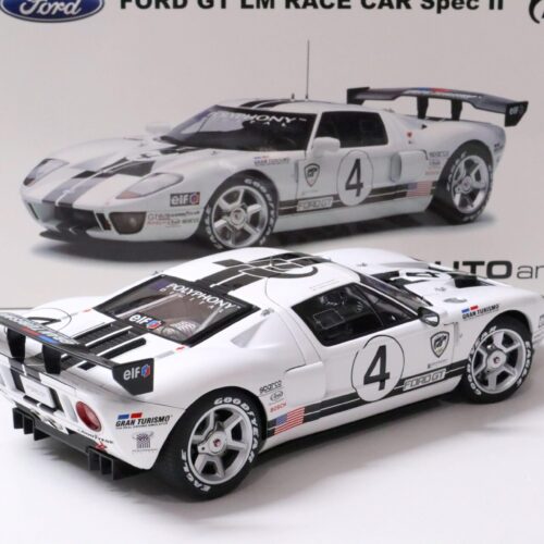 1:18 AUTOart Ford GT LM Race Car SPEC. II white #4 Gran Turismo - Image 3
