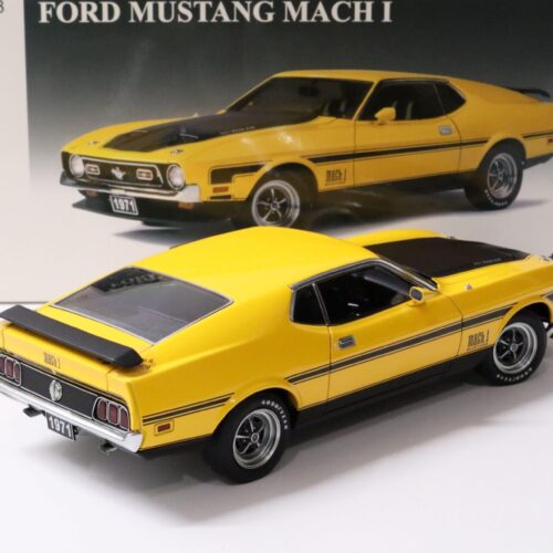 1:18 AUTOart Ford Mustang MACH 1 Fastback 1971 yellow/ black
