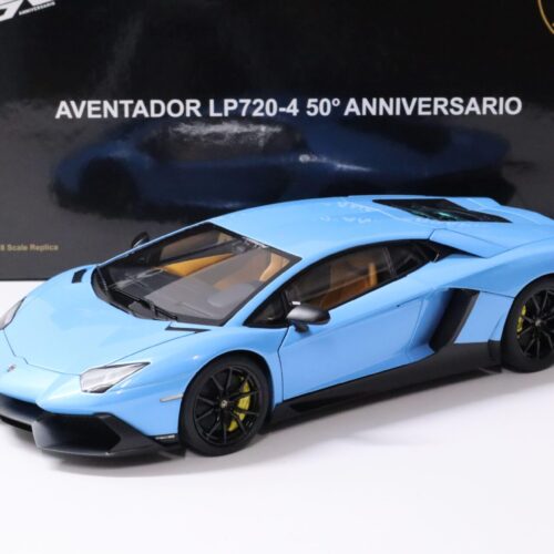 1:18 AUTOart Lamborghini Aventador LP720-4 "50th Anniversary Edition" blue blu cepheus