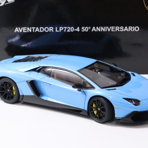 1:18 AUTOart Lamborghini Aventador LP720-4 "50th Anniversary Edition" blue blu cepheus