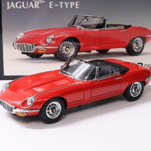 1:18 AUTOart Jaguar E-Type Roadster Series III V12 red