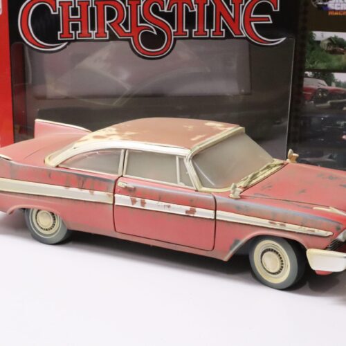 1:18 Auto World 1958 Plymouth Fury CHRISTINE An Evil dirty Version/ red