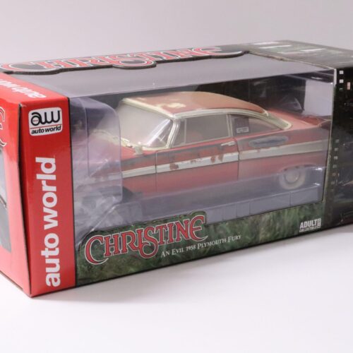 1:18 Auto World 1958 Plymouth Fury CHRISTINE An Evil dirty Version/ red