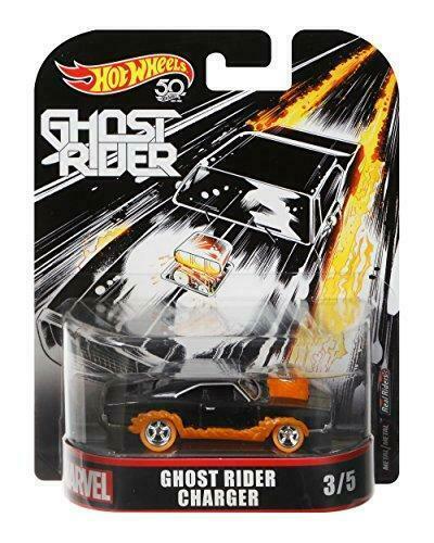 1:64 Hot Wheels Retro Entertainment MARVEL Ghost Rider Charger black