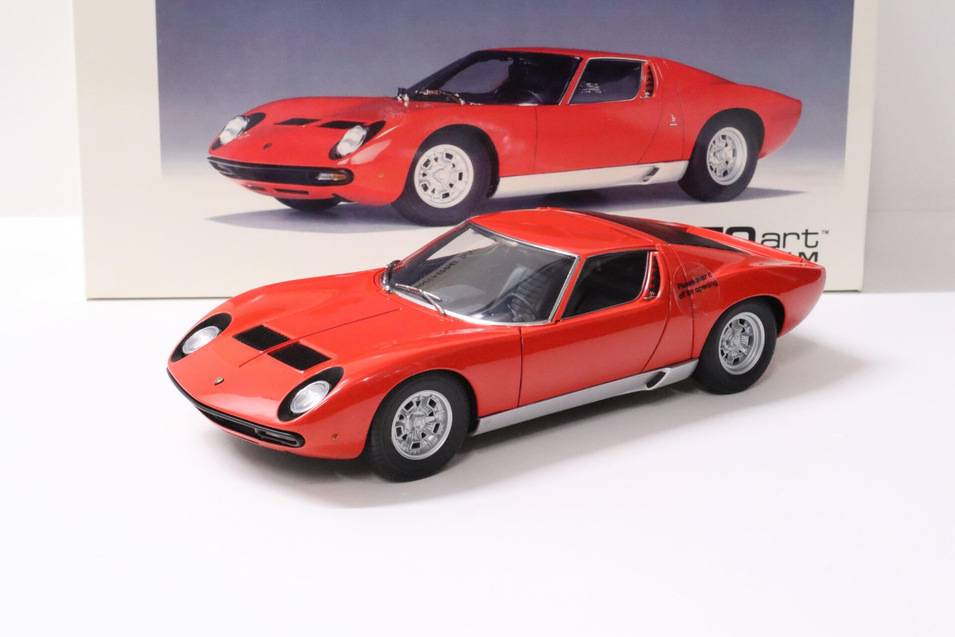 1:18 AUTOart Lamborghini Miura SV Coupe red – Premium-Modelcars
