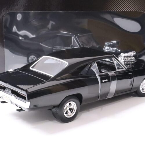1:18 Hot Wheels 1970 Dodge Charger "The Fast and the Furious" black