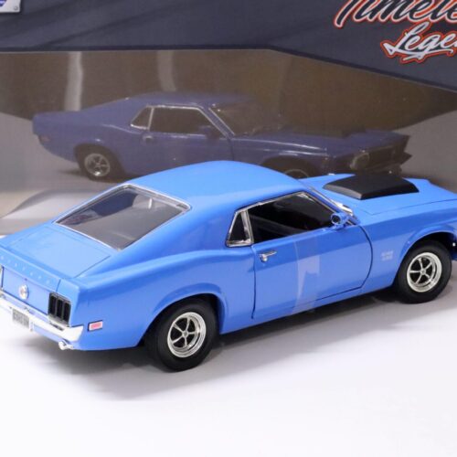 1:18 Motor Max 1970 Ford Mustang Boss 429 Coupe blue