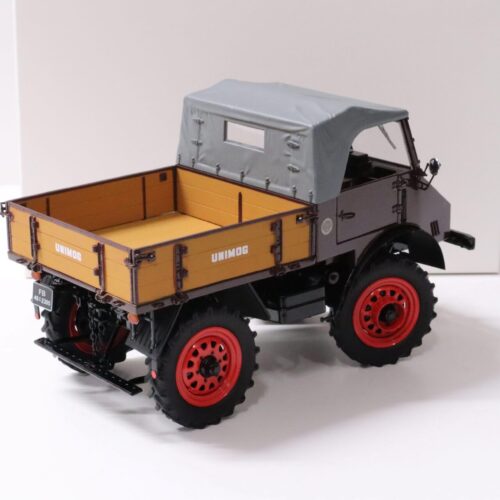 1:18 Schuco Mercedes Unimog U401 with Softtop 1956 dark red