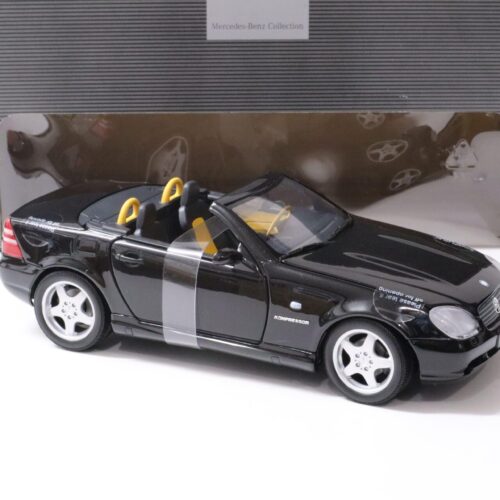 1:18 UT Models Mercedes SLK 230 AMG Convertible black-metallic DEALER VERSION