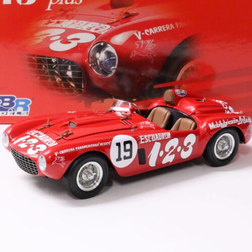 1:18 BBR Ferrari 375 Plus 1954 V-Carrera Panamericana 1.2.3 #19 red Die-Cast/ openings