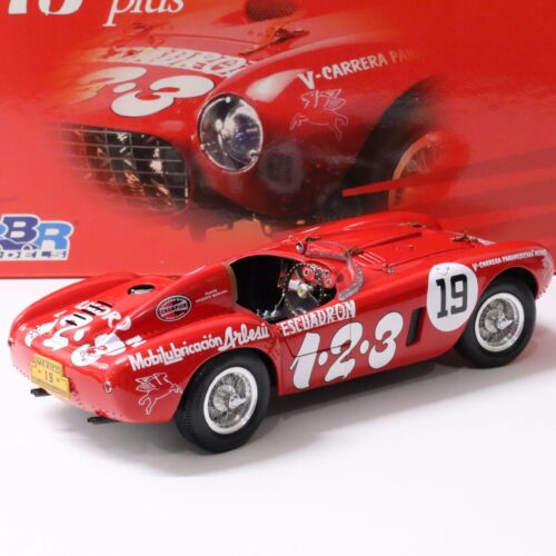 1:18 BBR Ferrari 375 Plus 1954 V-Carrera Panamericana 1.2.3 #19 red Die-Cast/ openings