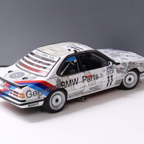 1:18 AUTOart BMW 635 CSI 24h SPA 1986 Winner Quester/Heger #11 DEALER VERSION - Image 3