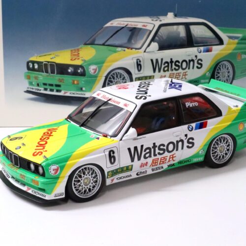 1:18 AUTOart BMW M3 E30 Grand Prix GP Macau 1991 WatsonÂ´s PIRRO #6