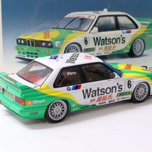 1:18 AUTOart BMW M3 E30 Grand Prix GP Macau 1991 WatsonÂ´s PIRRO #6