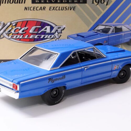 1:18 ACME 1967 Plymouth Belvedere *HURST* blue NICE CAR Limited 120 pcs.
