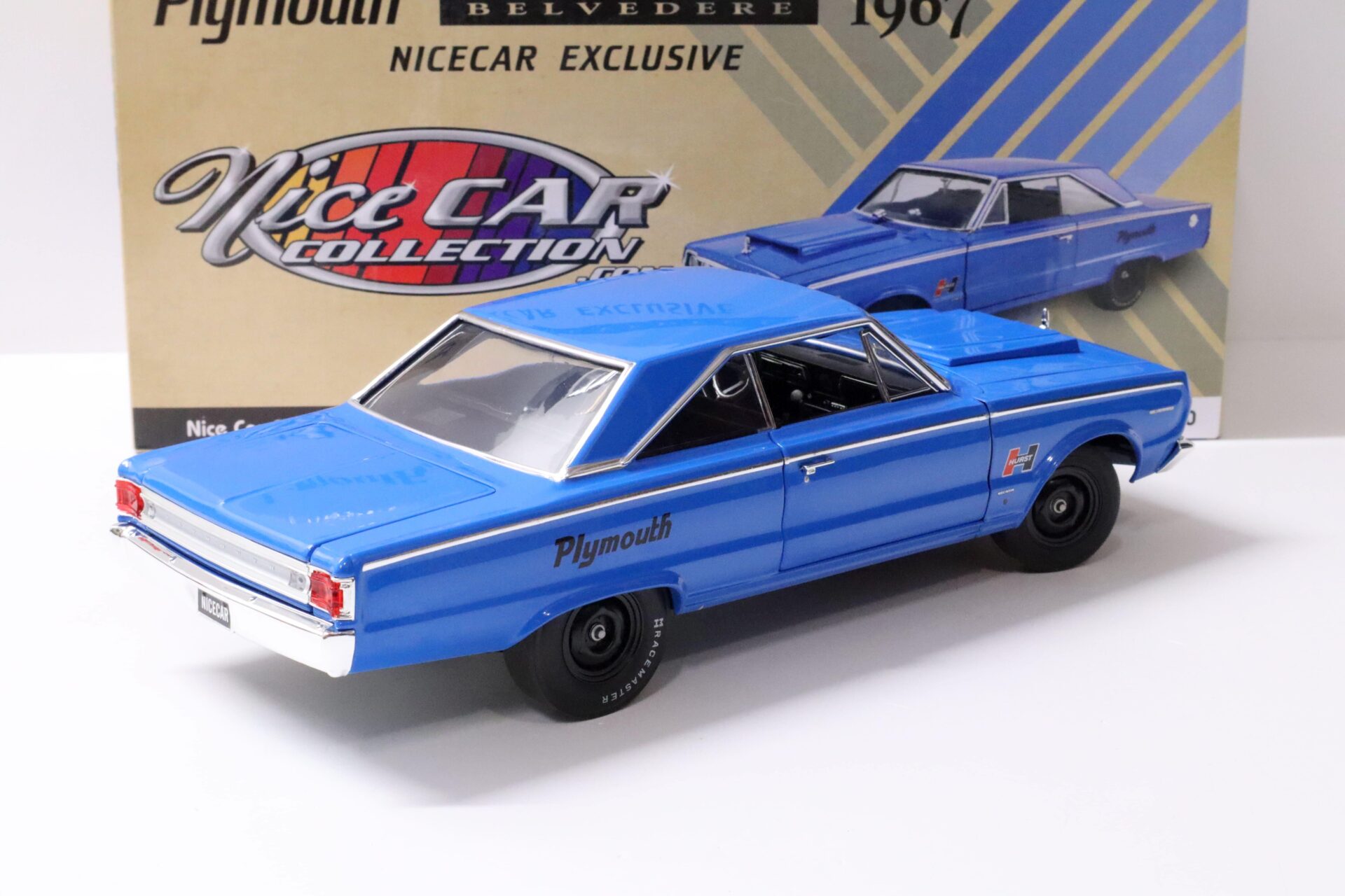 1:18 ACME 1967 Plymouth Belvedere *HURST* blue NICE CAR Limited 120 pcs.