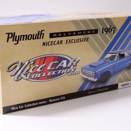 1:18 ACME 1967 Plymouth Belvedere *HURST* blue NICE CAR Limited 120 pcs.