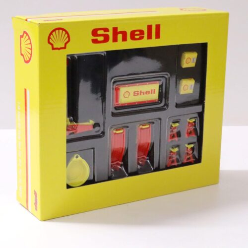 1:18 GMP SHELL SHOP Tool Set #2 Diorama Zubehör yellow/ red