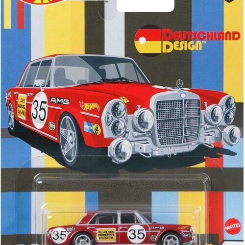 1:64 Hot Wheels Deutschland Design 2021 Car Culture Premium Mercedes 300 SEL 6.8 AMG #35