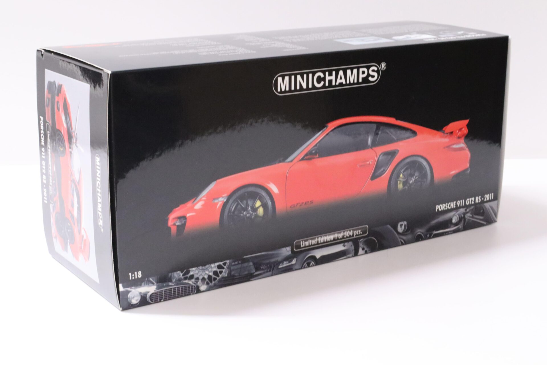 1:18 Minichamps Porsche 911 (997) GT2 RS 2011 red with black wheels