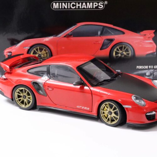 1:18 Minichamps Porsche 911 (997) GT2 RS 2011 red with gold wheels