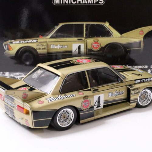1:18 Minichamps BMW 320i WARSTEINER Jörg Obermoser #4 DRM 1977 - Image 3