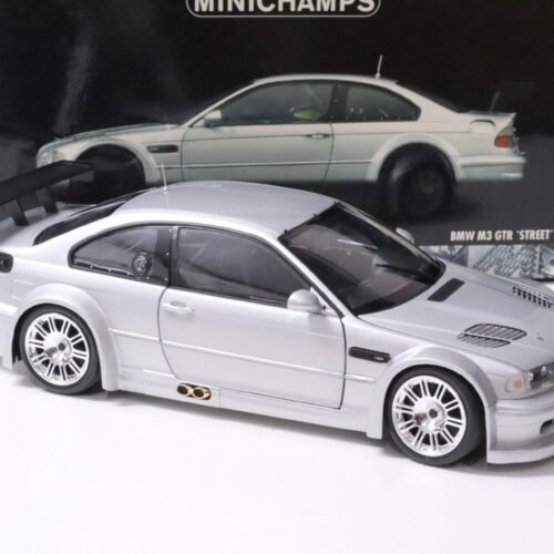1:18 Minichamps BMW M3 GTR E46 Street 2001 silver