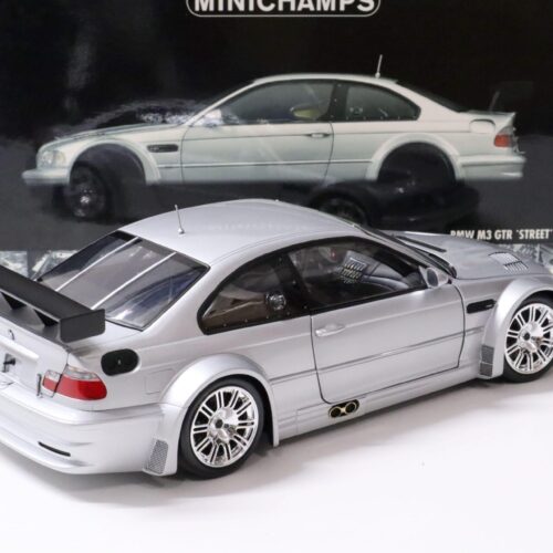 1:18 Minichamps BMW M3 GTR E46 Street 2001 silver