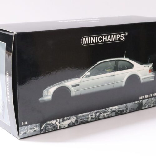 1:18 Minichamps BMW M3 GTR E46 Street 2001 silver