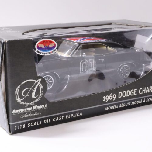 1:18 ERTL Authentics 1969 Dodge Charger R/T Coupe General Lee #01 black