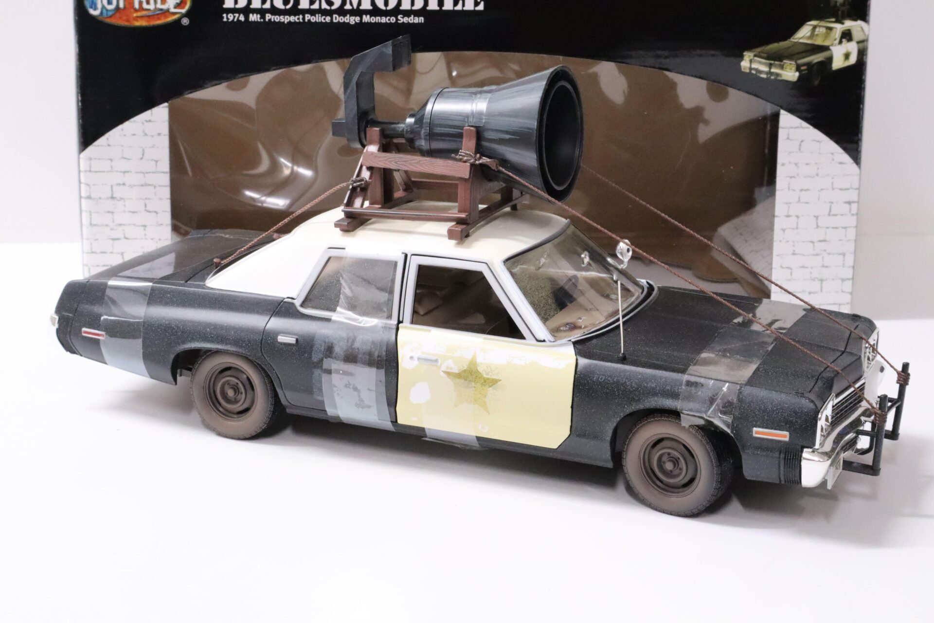1:18 ERTL RC2 1974 Mt. Prospect Police Dodge Monaco Sedan Bluesmobile Blues Brothers
