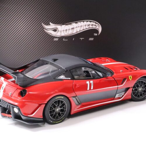 1:18 Hot Wheels Elite Ferrari 599XX EVO #11 red BCJ91