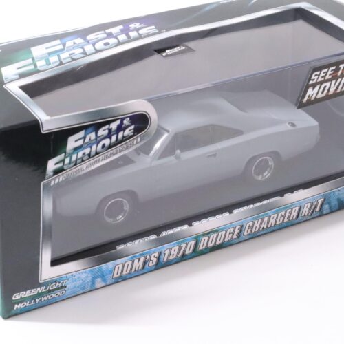 1:43 Greenlight Fast and Furious DOMÂ´s 1970 Dodge Charger R/T Coupe grey