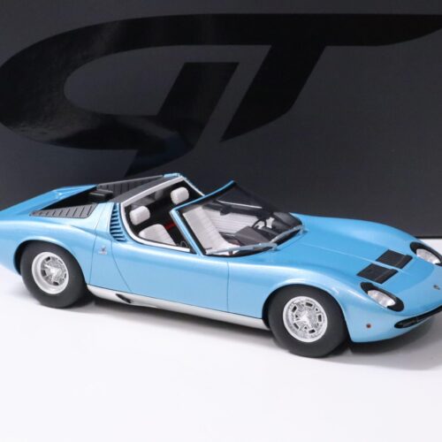 1:18 GT Spirit GT324 Lamborghini Miura P400S Roadster blue metallic 1968