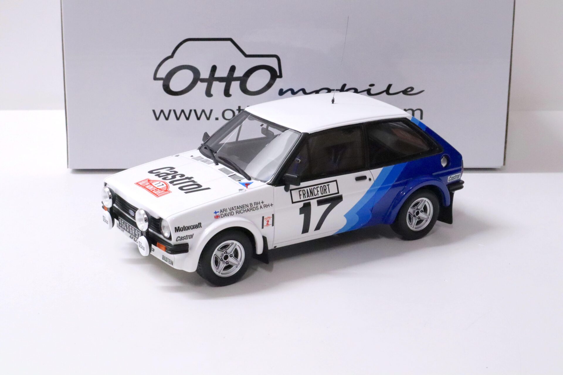 1:18 OTTO mobile OT894 Ford Fiesta MK1 1600 Gr.2 Rallye Monte Carlo 1979
