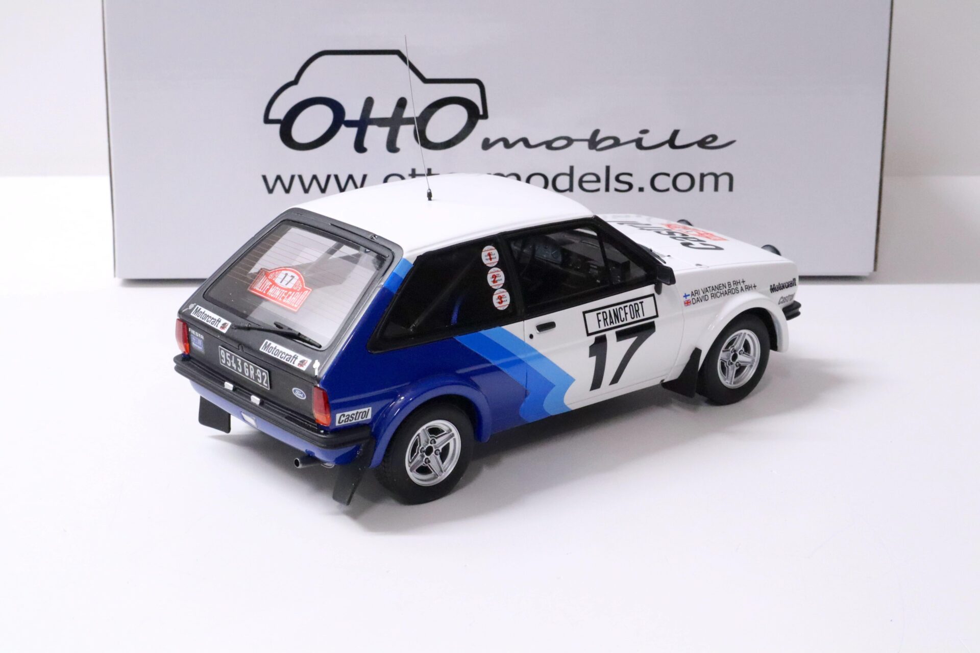 1:18 OTTO mobile OT894 Ford Fiesta MK1 1600 Gr.2 Rallye Monte Carlo 1979