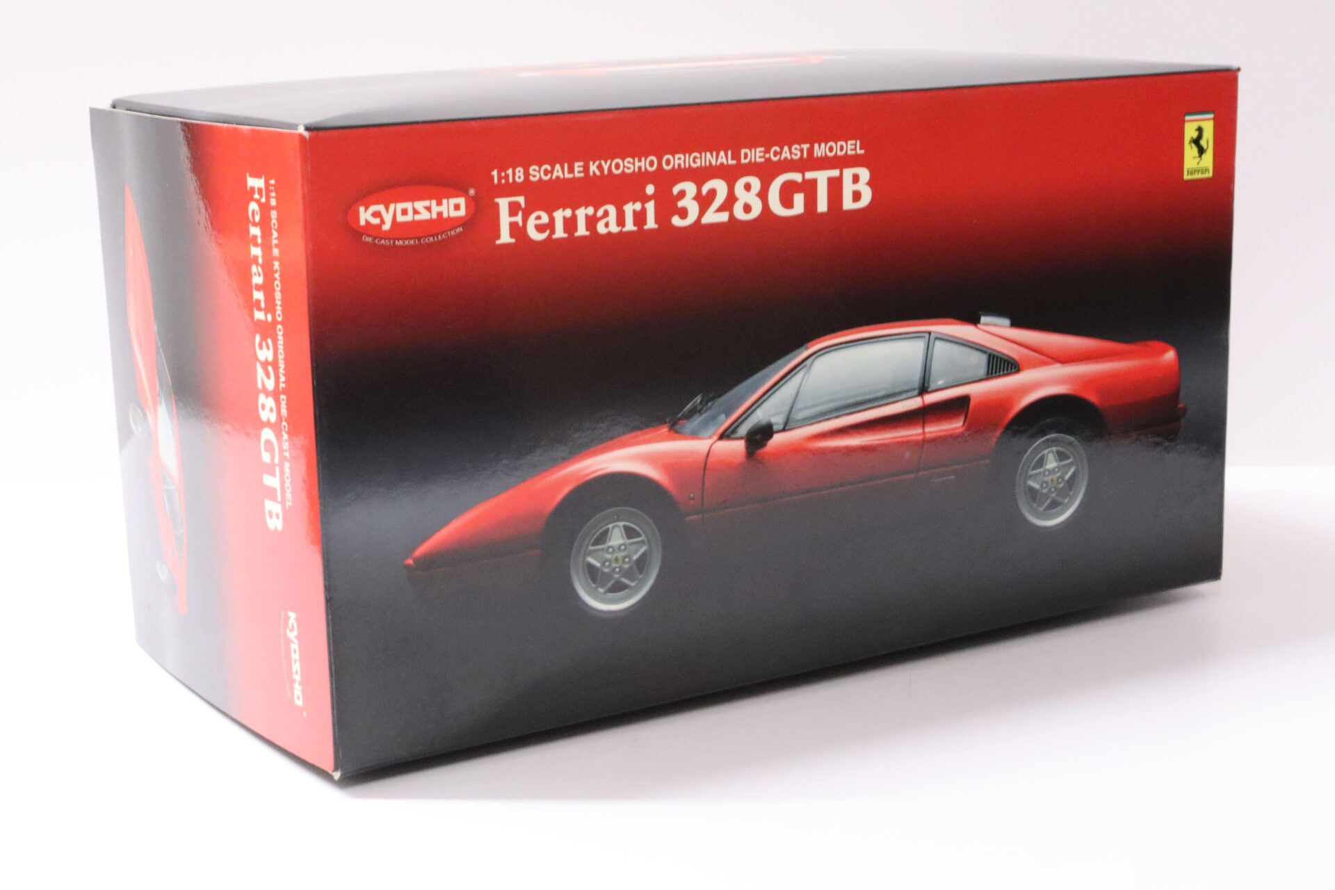 1:18 Kyosho Ferrari 328 GTB Coupe 1988 red