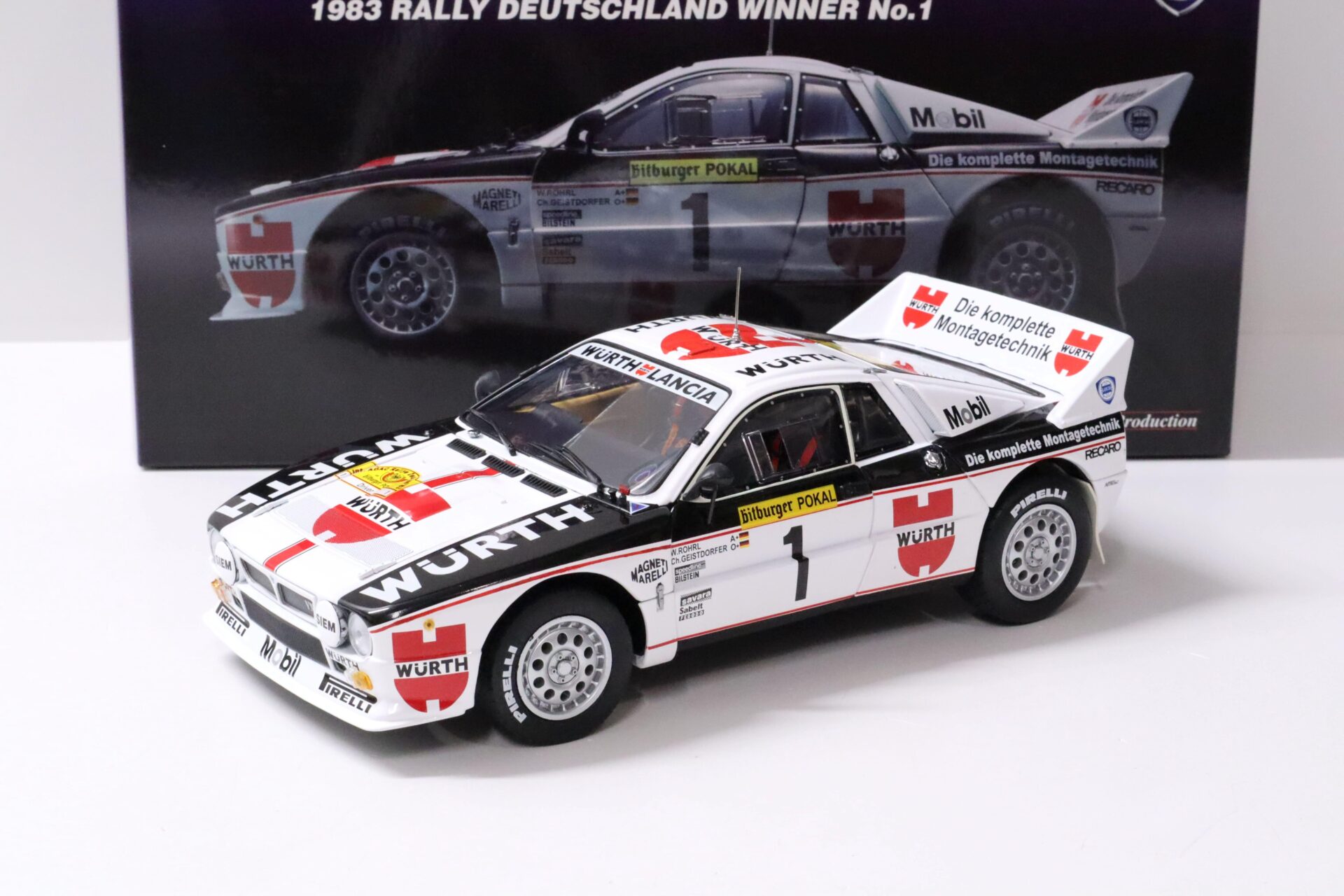 1:18 Kyosho Lancia 037 Rally Deutschland Winner #1 WÜRTH – Premium