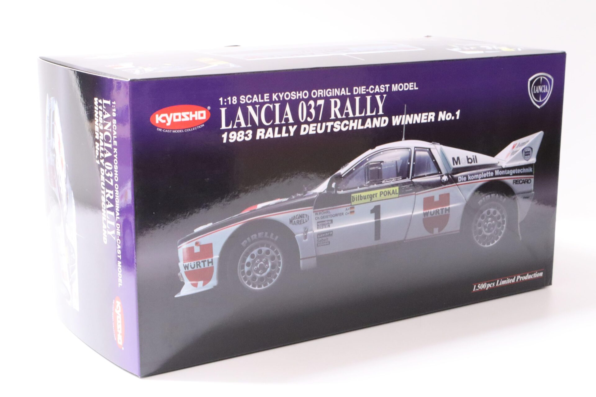 1:18 Kyosho Lancia 037 Rally Deutschland Winner #1 WÜRTH – Premium
