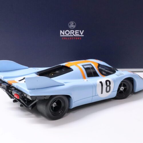 1:18 Norev Porsche 917K Training Session 24h LeMans 1971 Gulf Racing Siffert/ Bell