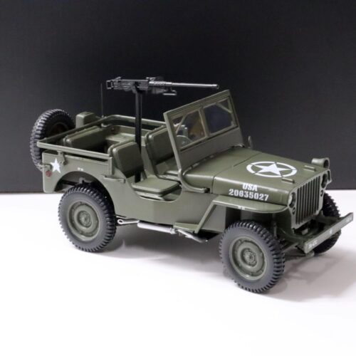1:18 Norev Jeep Military Vehicle US Army 1942 green