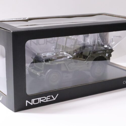 1:18 Norev Jeep Military Vehicle US Army 1942 green