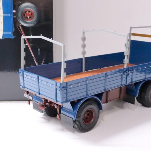 1:18 Minichamps 2-Axle/ 2-Achs LKW Anhänger Trailer with Canvas Pritsche/ Plane blue