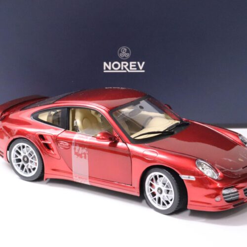 1:18 Norev Porsche 911 (997) Turbo Coupe red metallic 2010 - Limited 200 pcs.