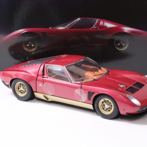 1:18 Kyosho Lamborghini Miura Jota SVJ Coupe Burgundy red