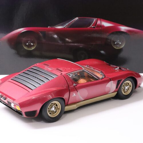 1:18 Kyosho Lamborghini Miura Jota SVJ Coupe Burgundy red