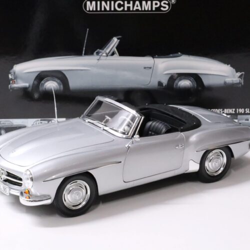 1:18 Minichamps Mercedes 190SL Cabriolet silver 1955