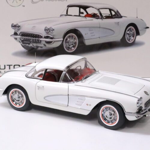 1:18 AUTOart Chevrolet Corvette C1 1958 Snowcrest white