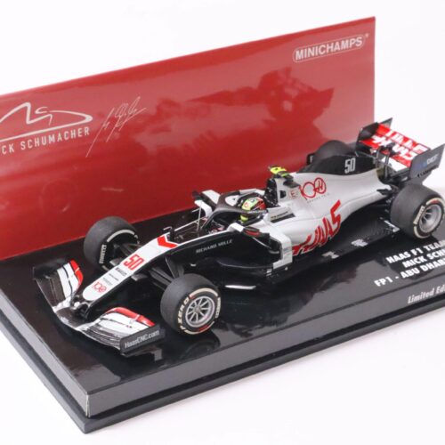 1:43 Minichamps HAAS F1 Team VF-20 M.Schumacher FP1 ABU Dhabi GP 2020